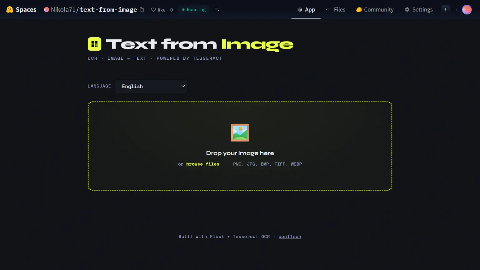 Free OCR Web App with Python, Flask, and Tesseract