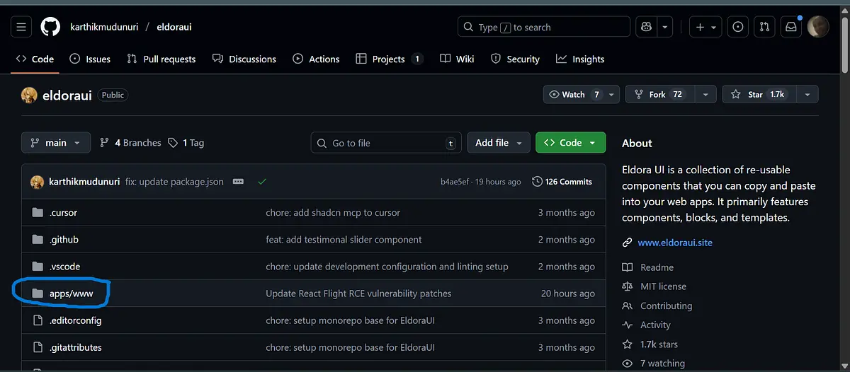 GitHub specific repo